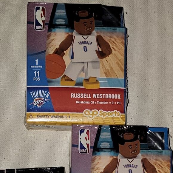 New Russell Westbrook Oklahoma City Thunder # 0 Basketball NBA Minifigure - Picture 2 of 9